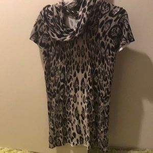 Leopard print tunic